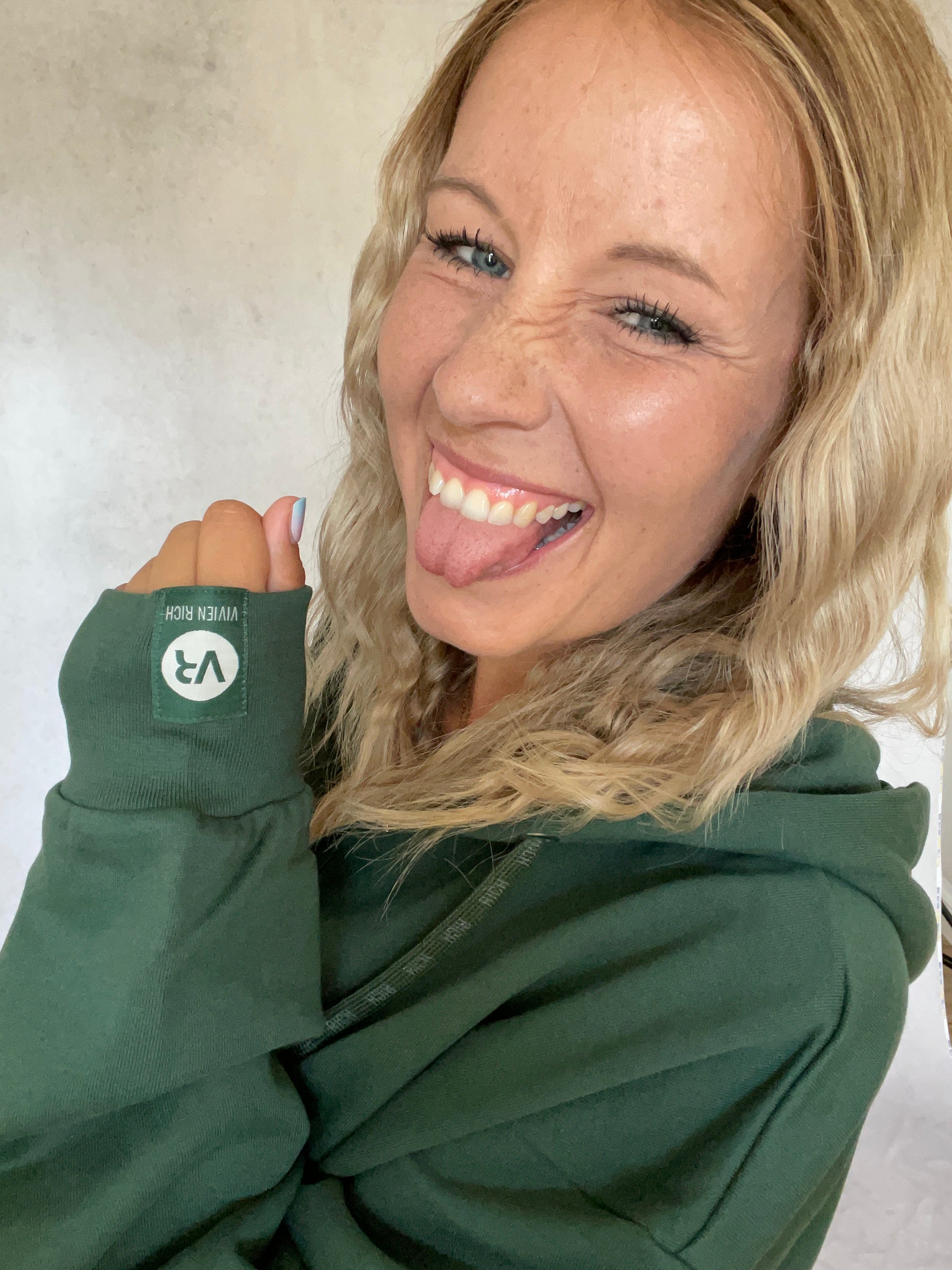 Wunderartig Schön Jacke Dunkelgrün Oversize Vivien Rich